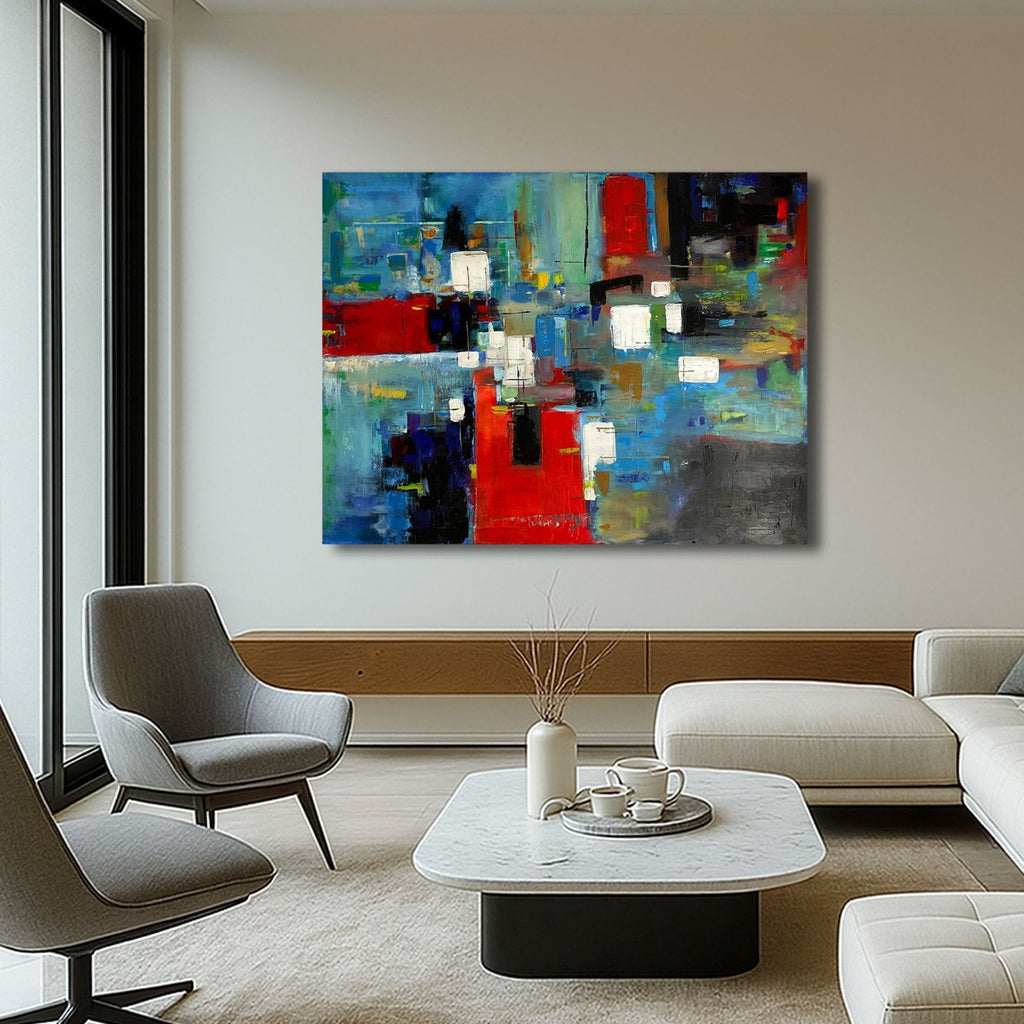 Quadro DANZA DE COLORES VIBRANTES – OPERA ORIGINALE DI FAVI GALES