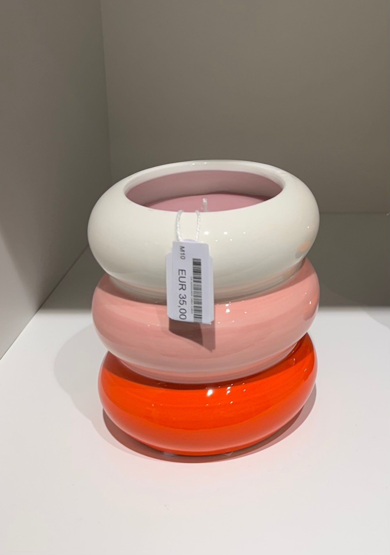 VASO CON CANDELA ELODIA