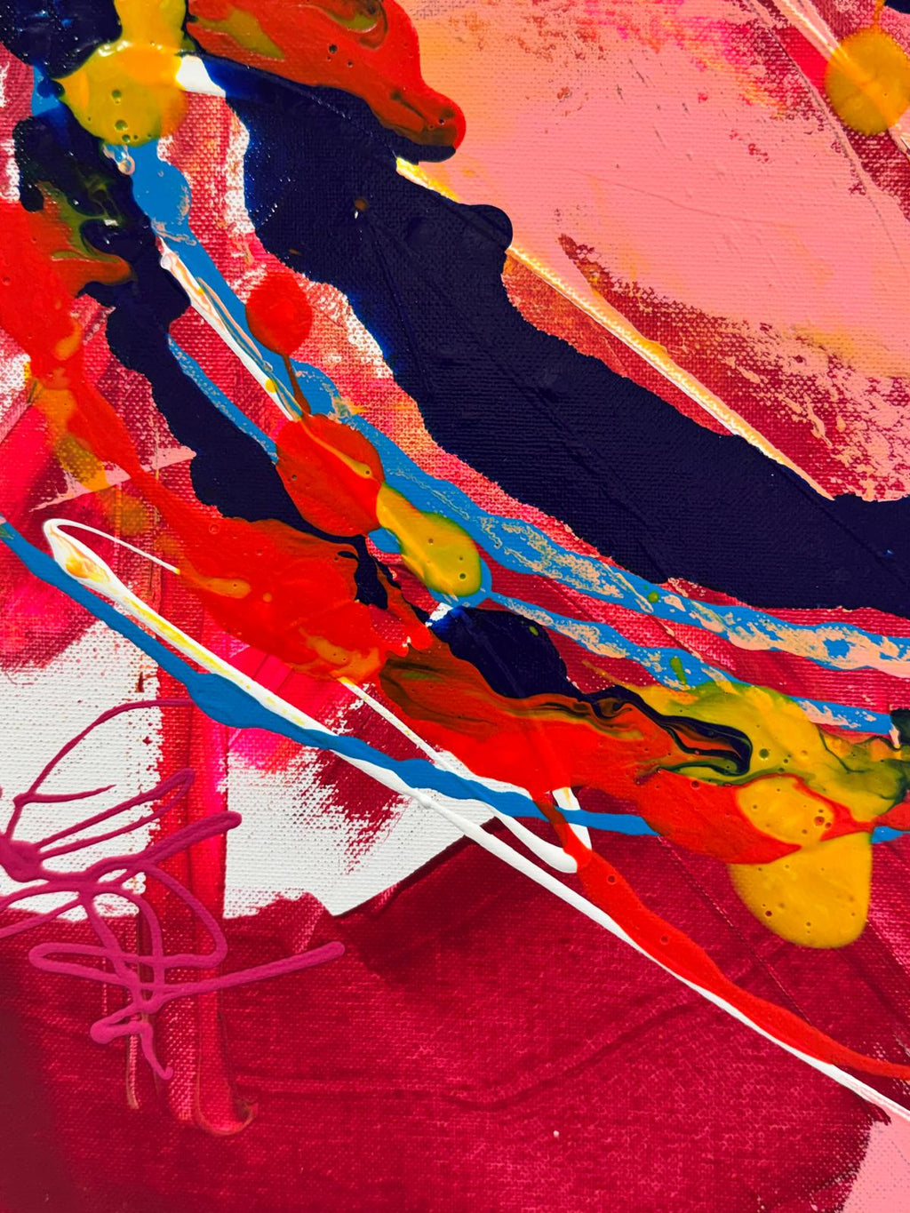 Amour Abstract -Acrilico su tela – Astratto contemporaneo – Gianluca Caliendo