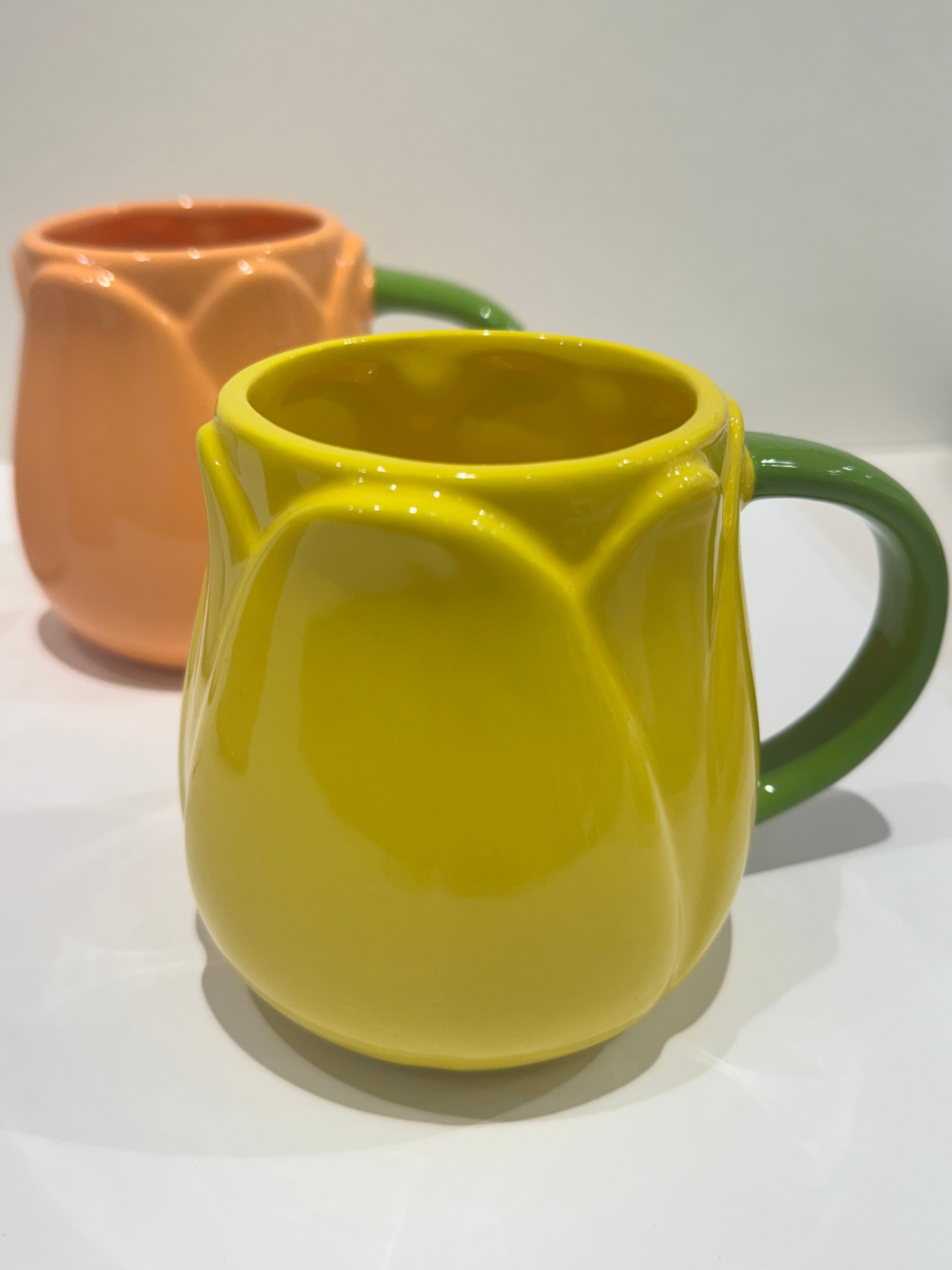 SET 4 MUG DESIGN TULIPANO – CERAMICA COLORATA