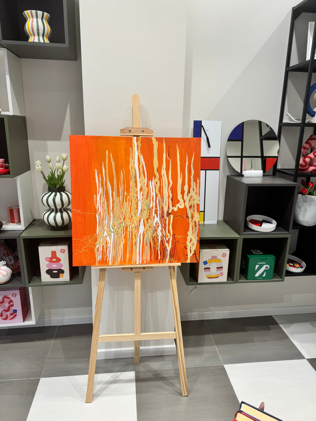 Quadro astratto - Sandra Ligato - 70x70