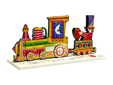 Il treno della sera mi porta sogni felici – Scultura in Resina | Francesco Musante