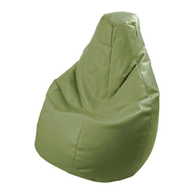 Poltrona in Ecopelle verde
