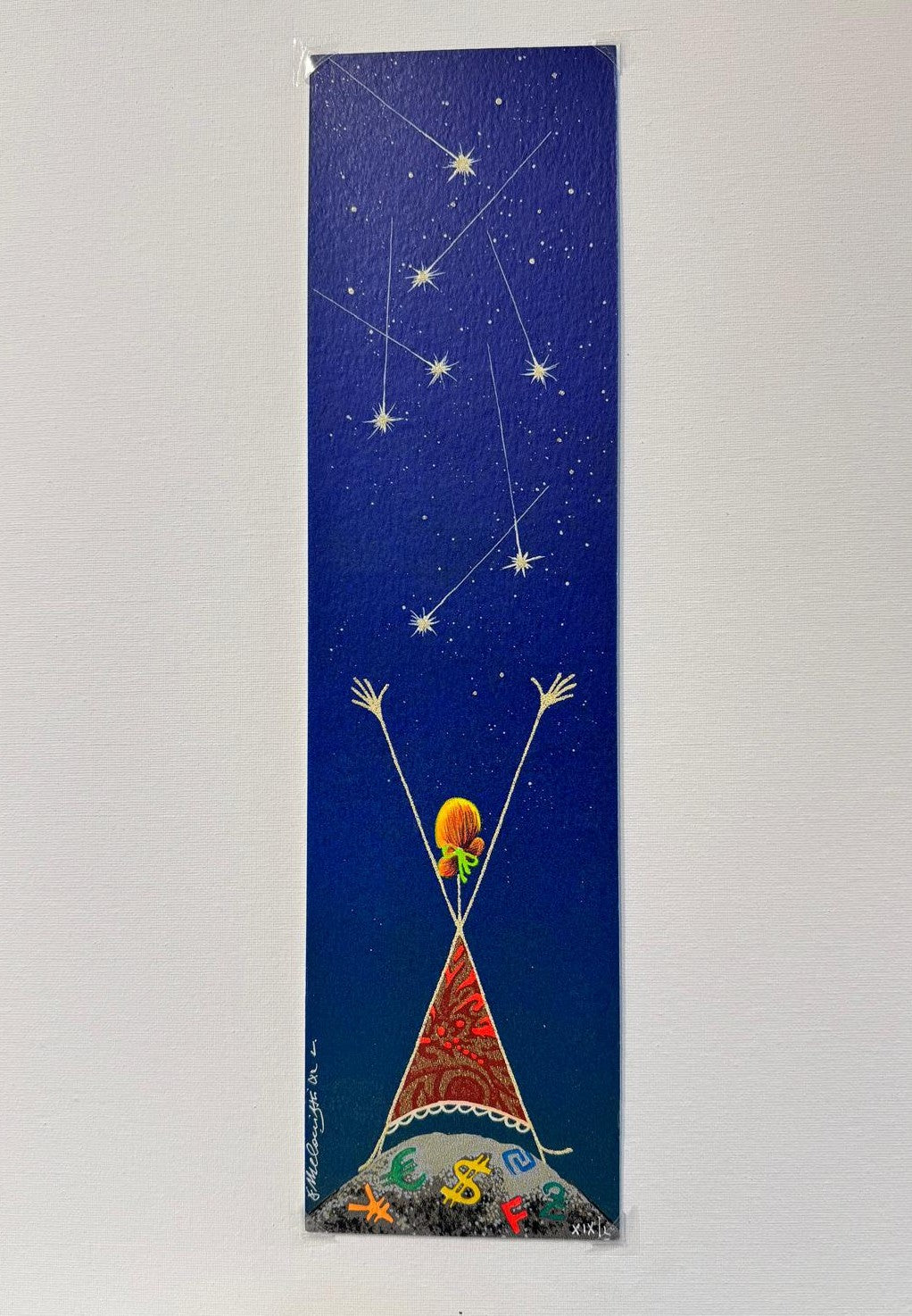 Fabbricante di stelle cadenti – Melonisky da Villacidro Serigrafia polimaterica | Edizione limitata