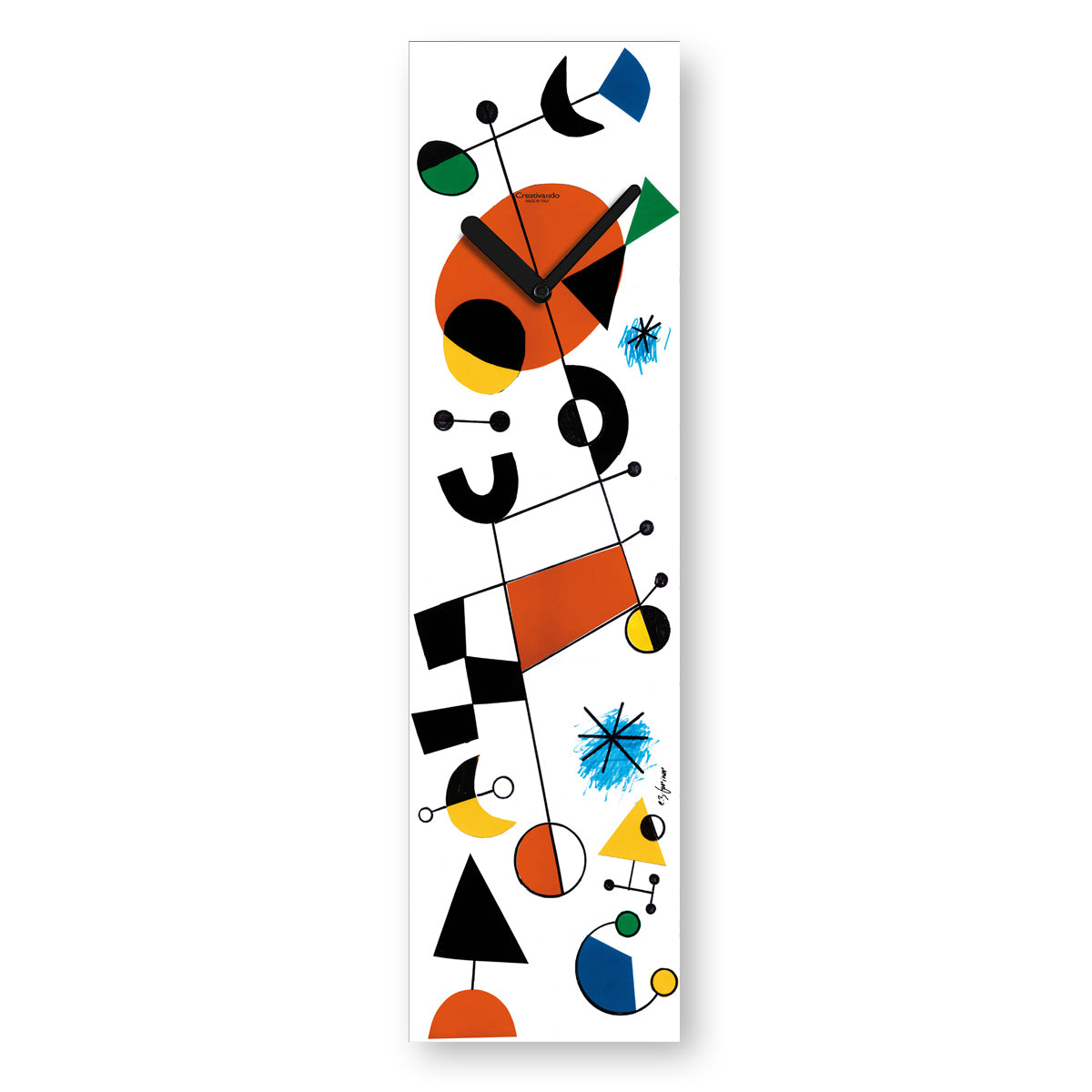 Orologio da parete Tribute to Mirò